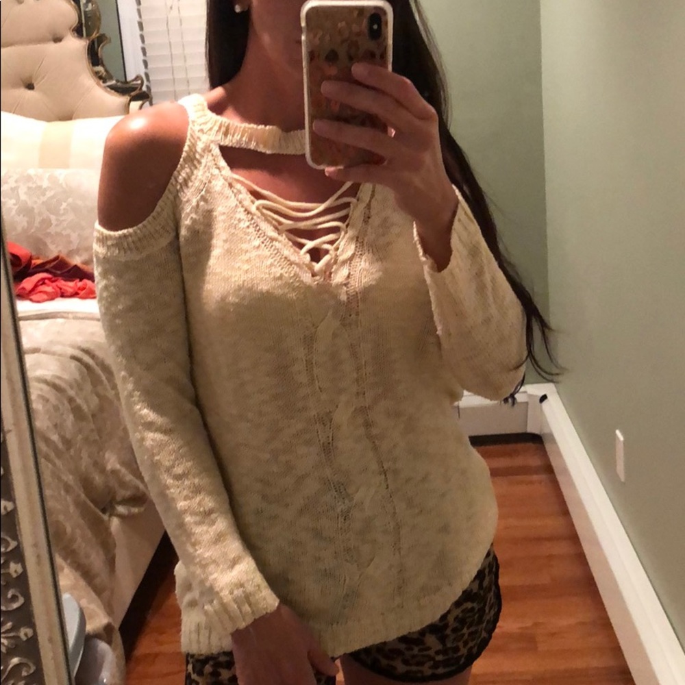 Light weight sheer sweater